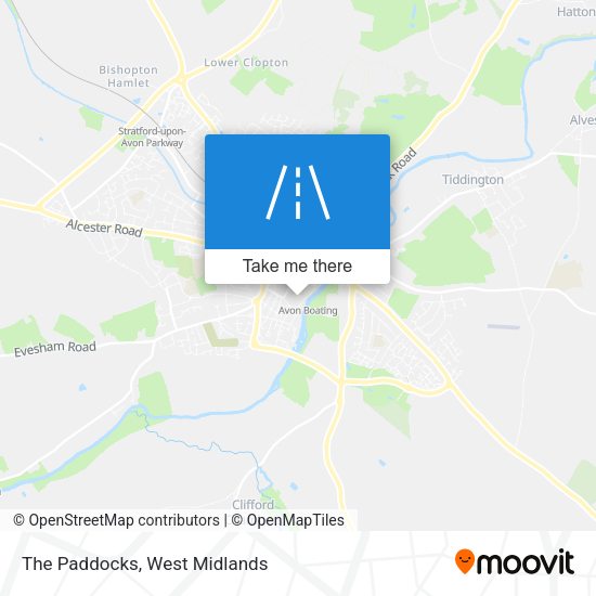 The Paddocks map