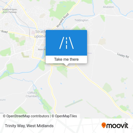 Trinity Way map