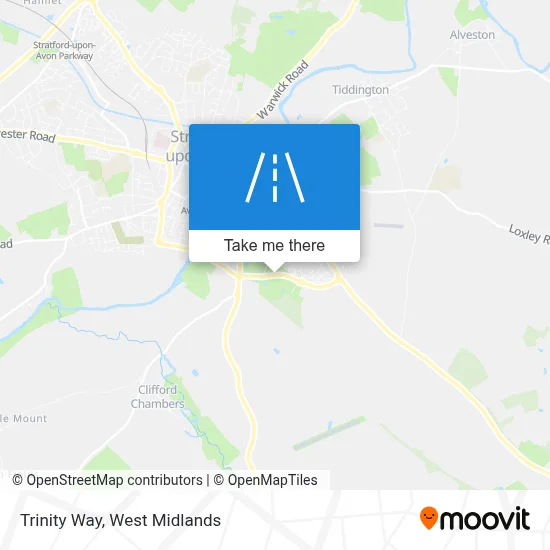 Trinity Way map