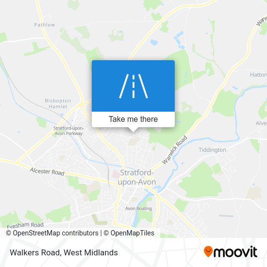Walkers Road map