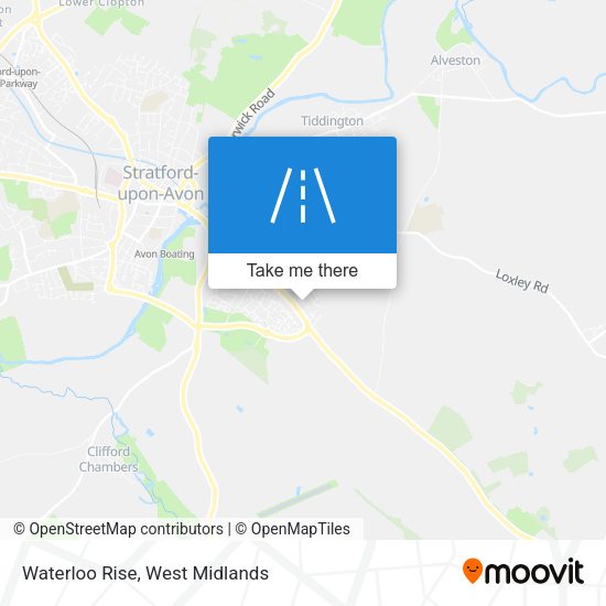 Waterloo Rise map