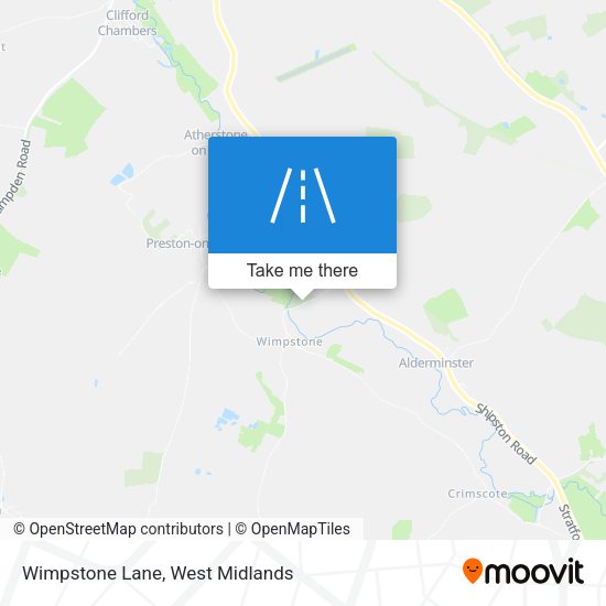 Wimpstone Lane map