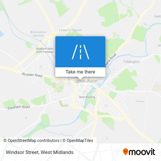 Windsor Street map