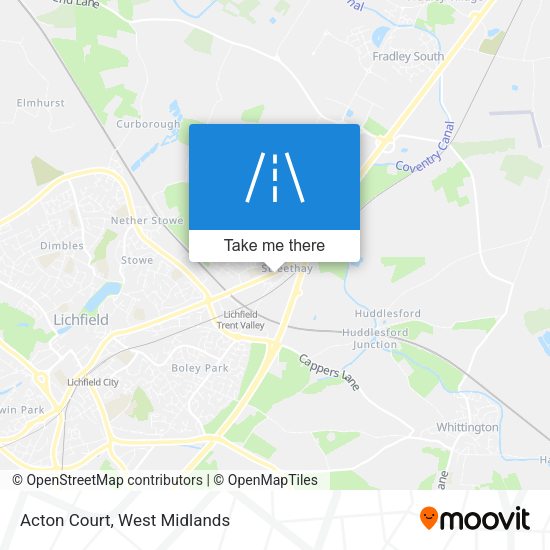 Acton Court map