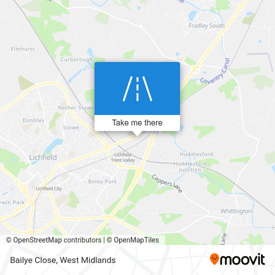 Bailye Close map