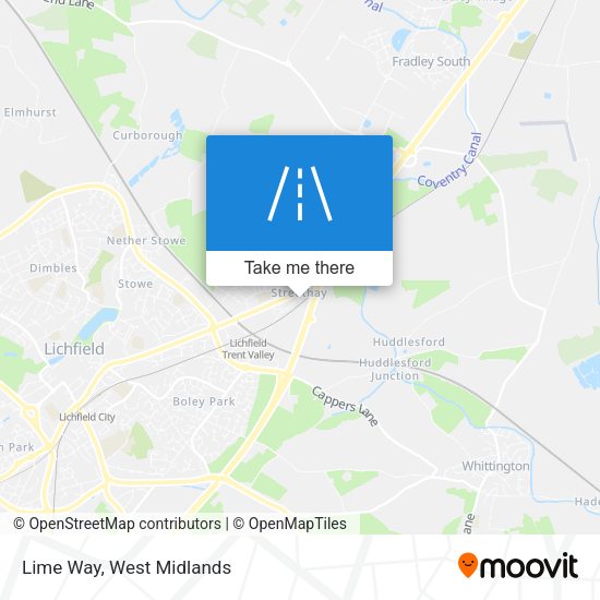 Lime Way map