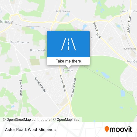 Astor Road map