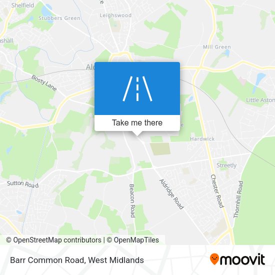 Barr Common Road map