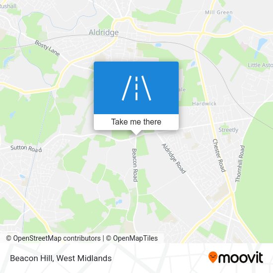 Beacon Hill map