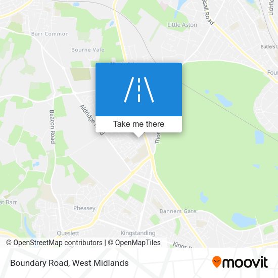 Boundary Road map
