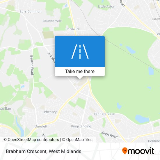 Brabham Crescent map