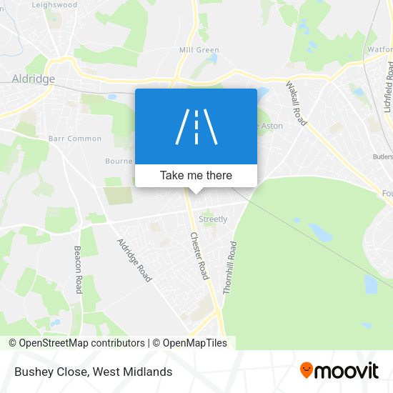 Bushey Close map