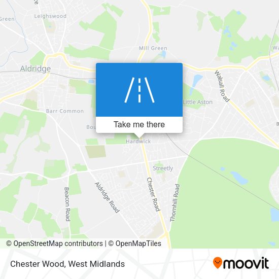 Chester Wood map