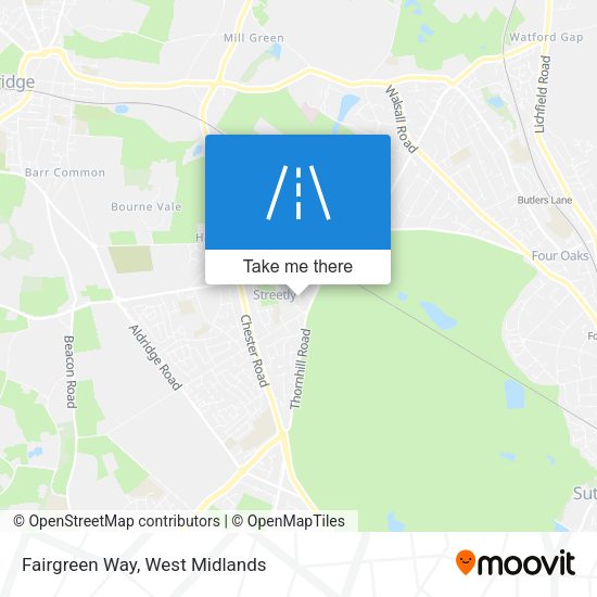 Fairgreen Way map