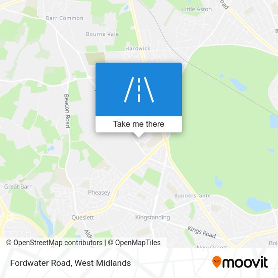 Fordwater Road map