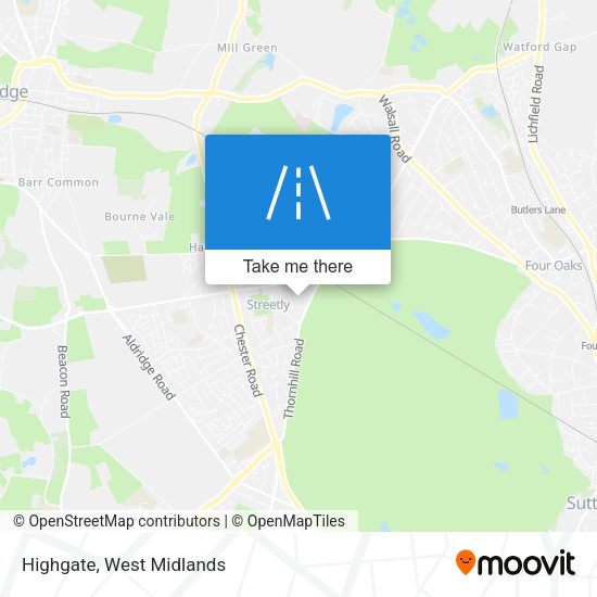 Highgate map