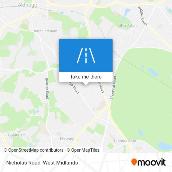 Nicholas Road map