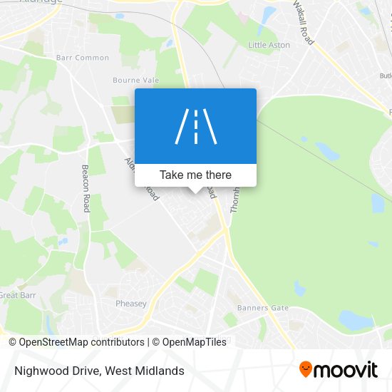Nighwood Drive map