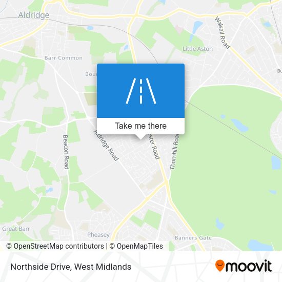 Northside Drive map