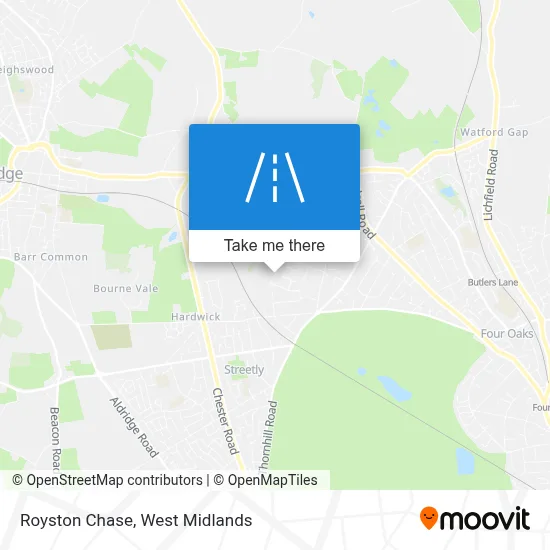 Royston Chase map