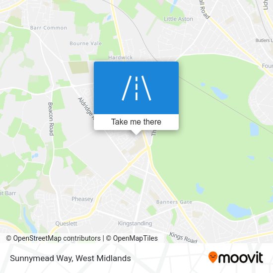Sunnymead Way map