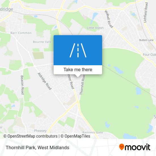 Thornhill Park map