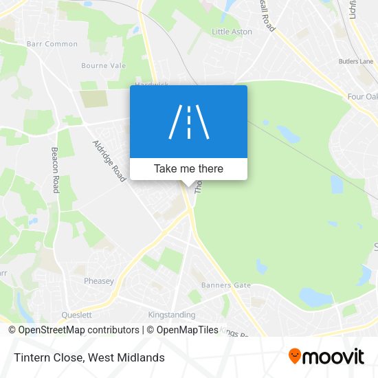 Tintern Close map