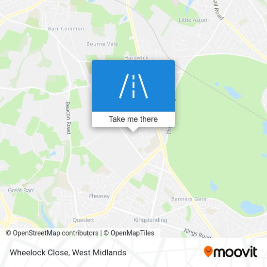 Wheelock Close map