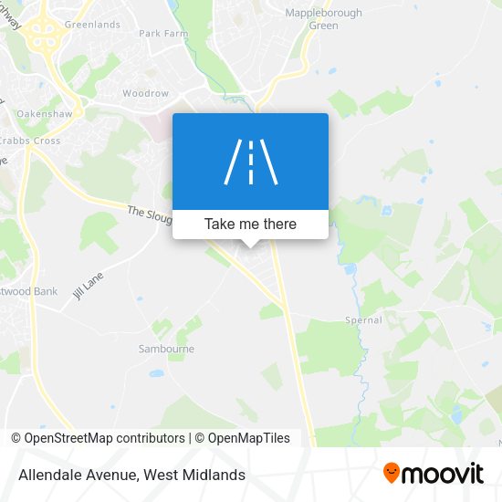 Allendale Avenue map