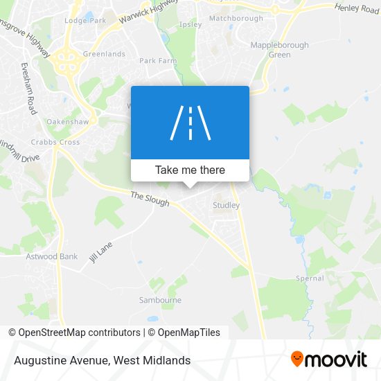 Augustine Avenue map