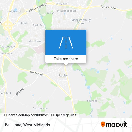 Bell Lane map