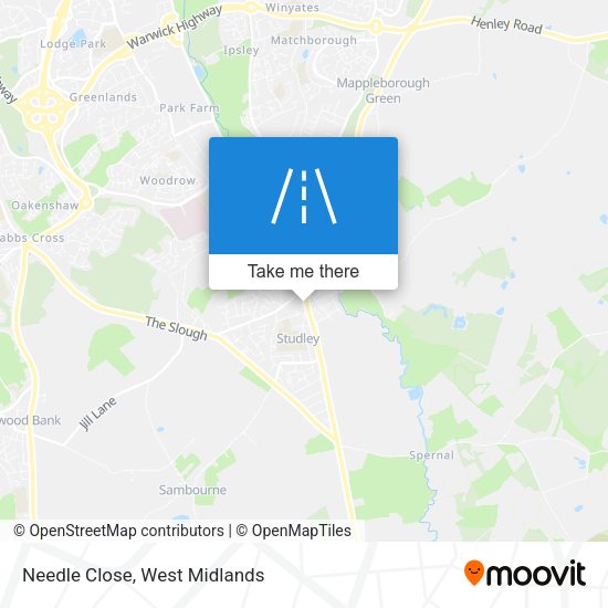 Needle Close map