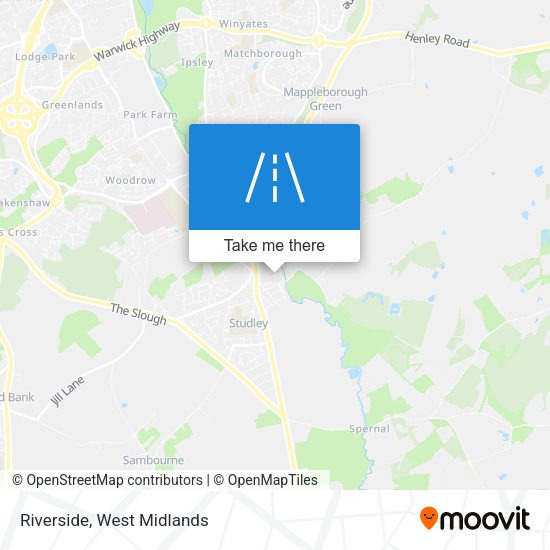 Riverside map