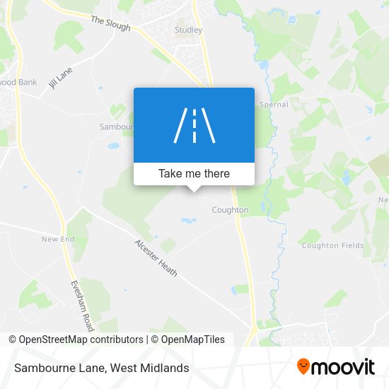 Sambourne Lane map
