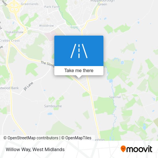 Willow Way map