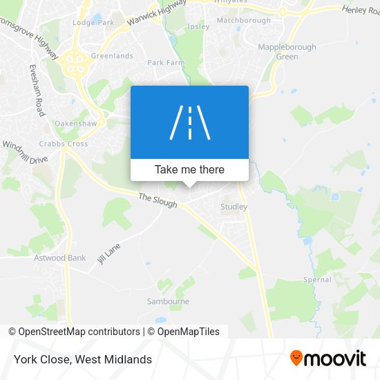 York Close map