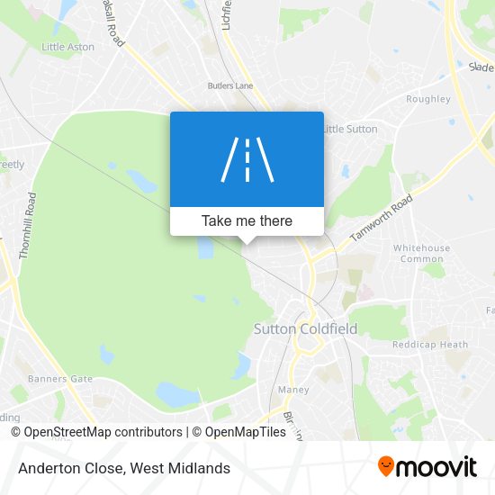 Anderton Close map