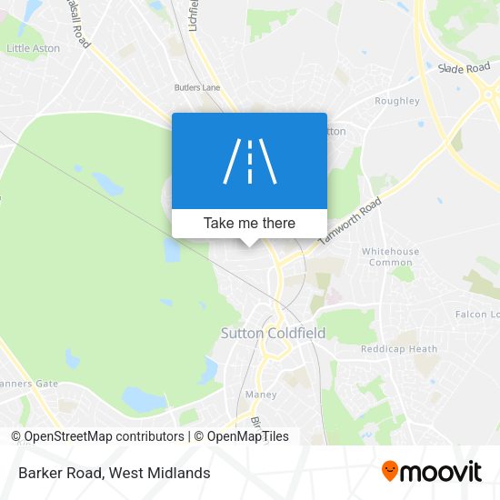 Barker Road map