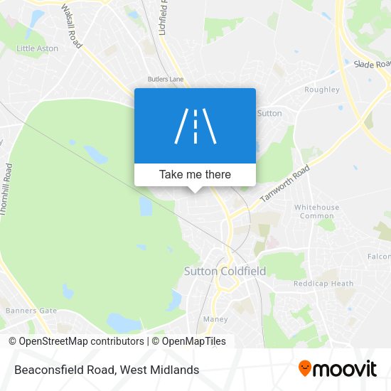Beaconsfield Road map