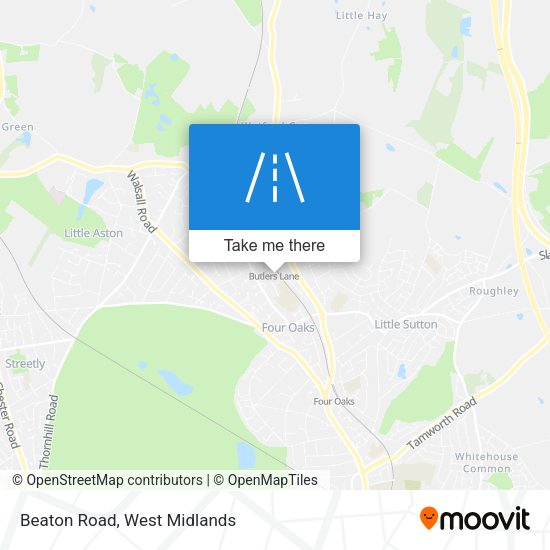 Beaton Road map