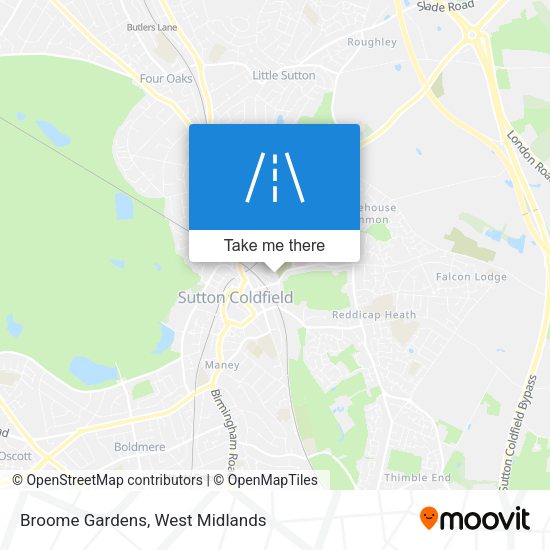 Broome Gardens map