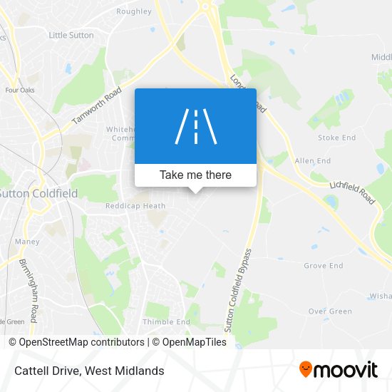Cattell Drive map