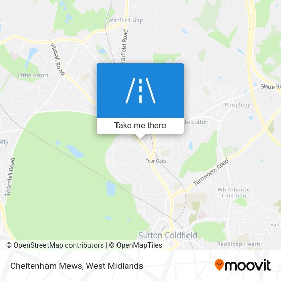 Cheltenham Mews map