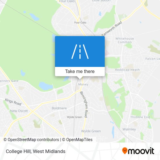 College Hill map