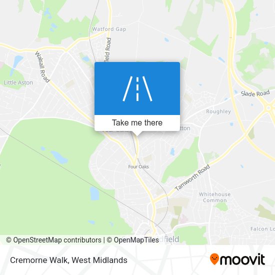 Cremorne Walk map