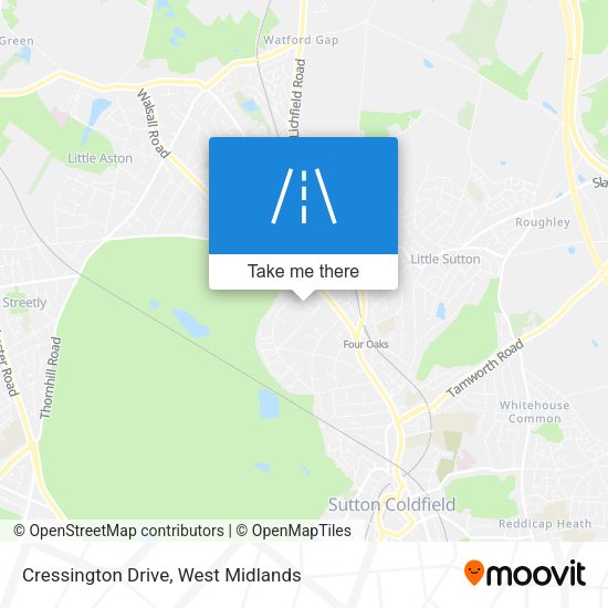 Cressington Drive map