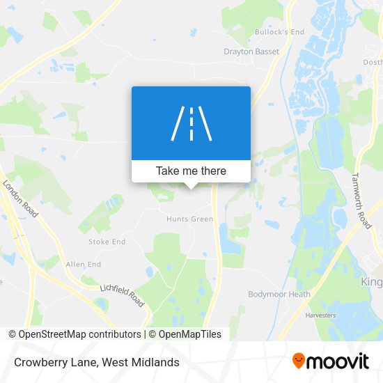 Crowberry Lane map
