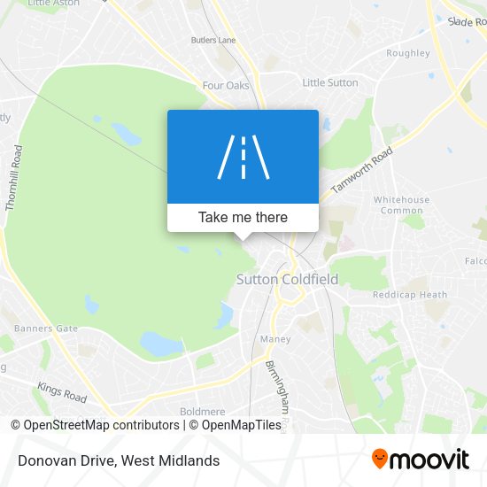 Donovan Drive map