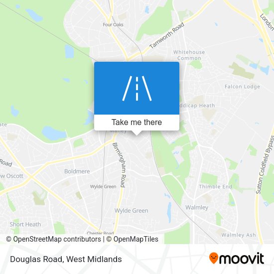 Douglas Road map