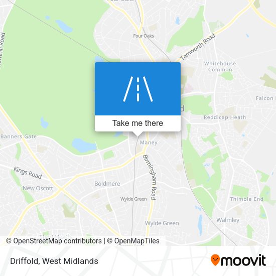 Driffold map